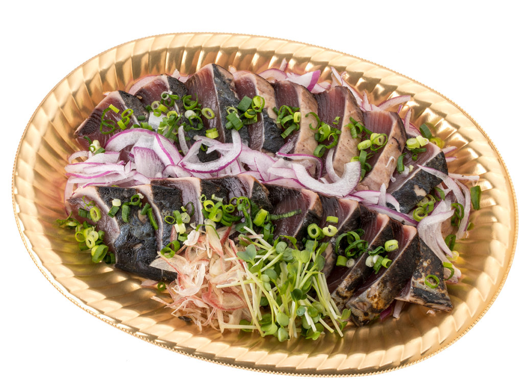 カツオ土佐造り盛り